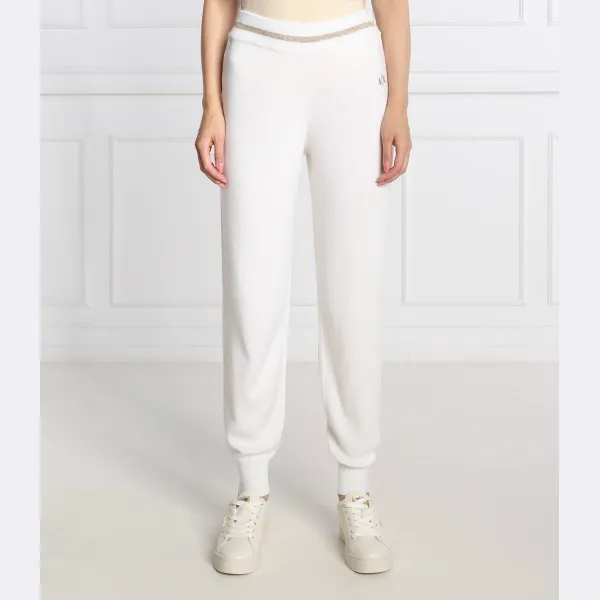 Трикотажные брюки прямого кроя с добавлением шерсти Armani Exchange, бежевый
Трикотажные брюки прямого кроя с добавлением шерсти Armani Exchange, бежевый