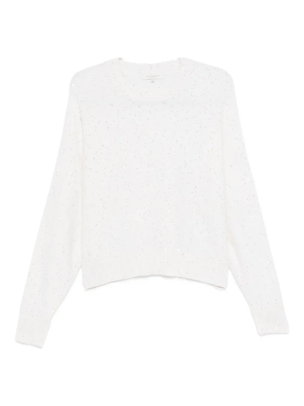 Свитер с украшением из пайеток Antonelli, белый
Свитер с украшением из пайеток Antonelli, белый