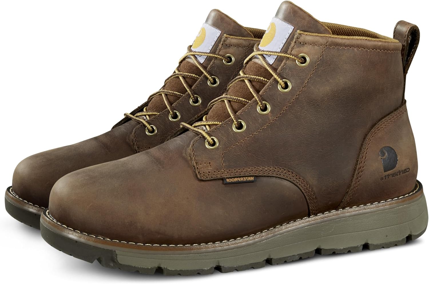 Carhartt Millbrook Waterproof Wedge Boot - рабочие ботинки для мужчин, устойчивые к скольжению и электрическим опасностям, с высотой голенища 5 дюймов, дышащей мембраной и легкой промежуточной подошвой EVA, Brown Oil Tanned
Carhartt Millbrook Waterproof Wedge Boot - рабочие ботинки для мужчин, устойчивые к скольжению и электрическим опасностям, с высотой голенища 5 дюймов, дышащей мембраной и легкой промежуточной подошвой EVA, Brown Oil Tanned