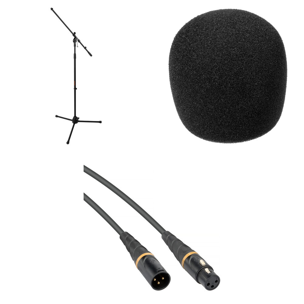 Микрофонная стойка B&H Photo Video Dynamic Microphone Essentials Kit (XLR to XLR)
Микрофонная стойка B&H Photo Video Dynamic Microphone Essentials Kit (XLR to XLR)
