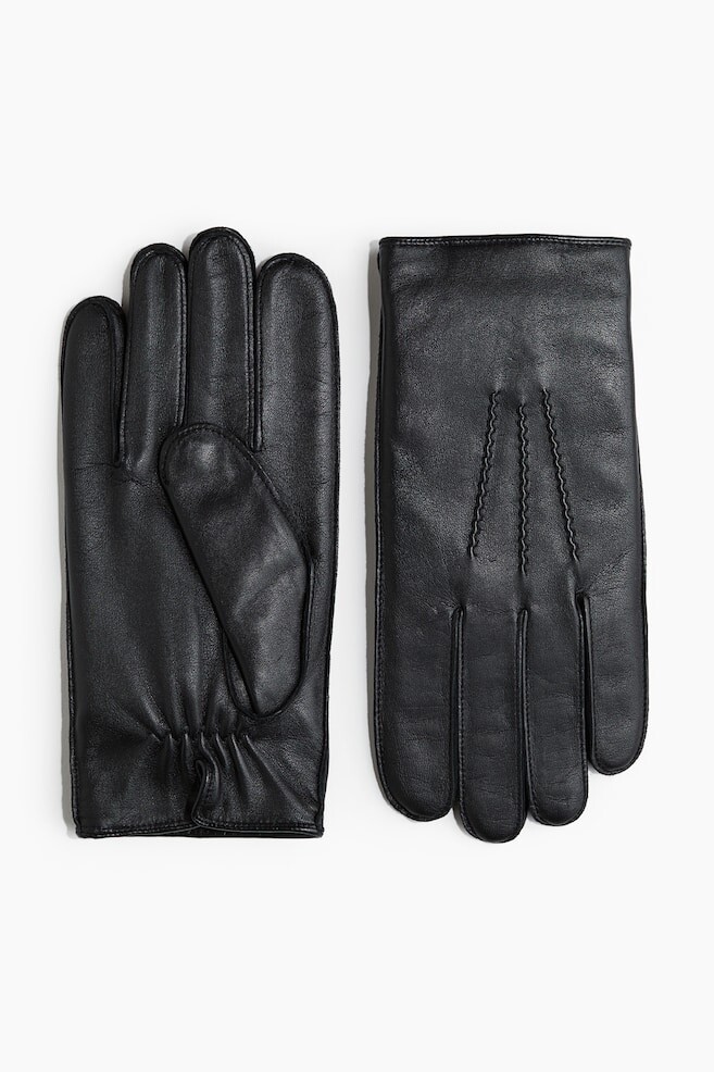 Кожаные перчатки H&M, черный
Кожаные перчатки H&M, черный
