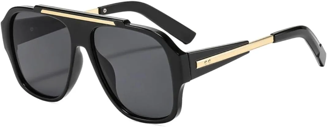 Модные солнцезащитные очки с заклепками для женщин, защита от УФ-излучения UV400, ретро-стиль, градиентный дизайн, для мужчин в стиле панк HHZZYVY, Black Grey
Модные солнцезащитные очки с заклепками для женщин, защита от УФ-излучения UV400, ретро-стиль, градиентный дизайн, для мужчин в стиле панк HHZZYVY, Black Grey