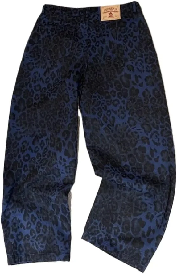 Джинсы Y2K с леопардовым принтом, широкие KFVIM
Джинсы Y2K с леопардовым принтом, широкие KFVIM