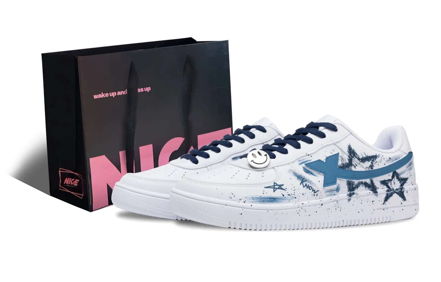 XTEP Кроссовки Air Force One для скейтбординга, износостойкие, нескользящие и дышащие, низкие, мужские, белые, синие
XTEP Кроссовки Air Force One для скейтбординга, износостойкие, нескользящие и дышащие, низкие, мужские, белые, синие