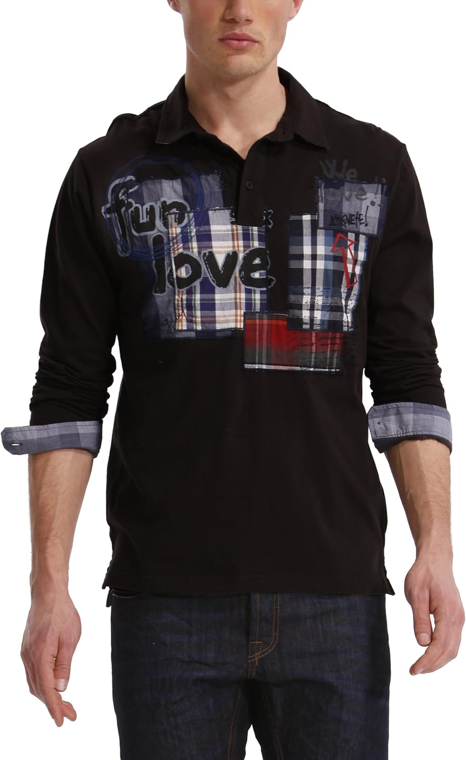 Мужская рубашка-поло DESICAL, черная, поло Desigual
Мужская рубашка-поло DESICAL, черная, поло Desigual