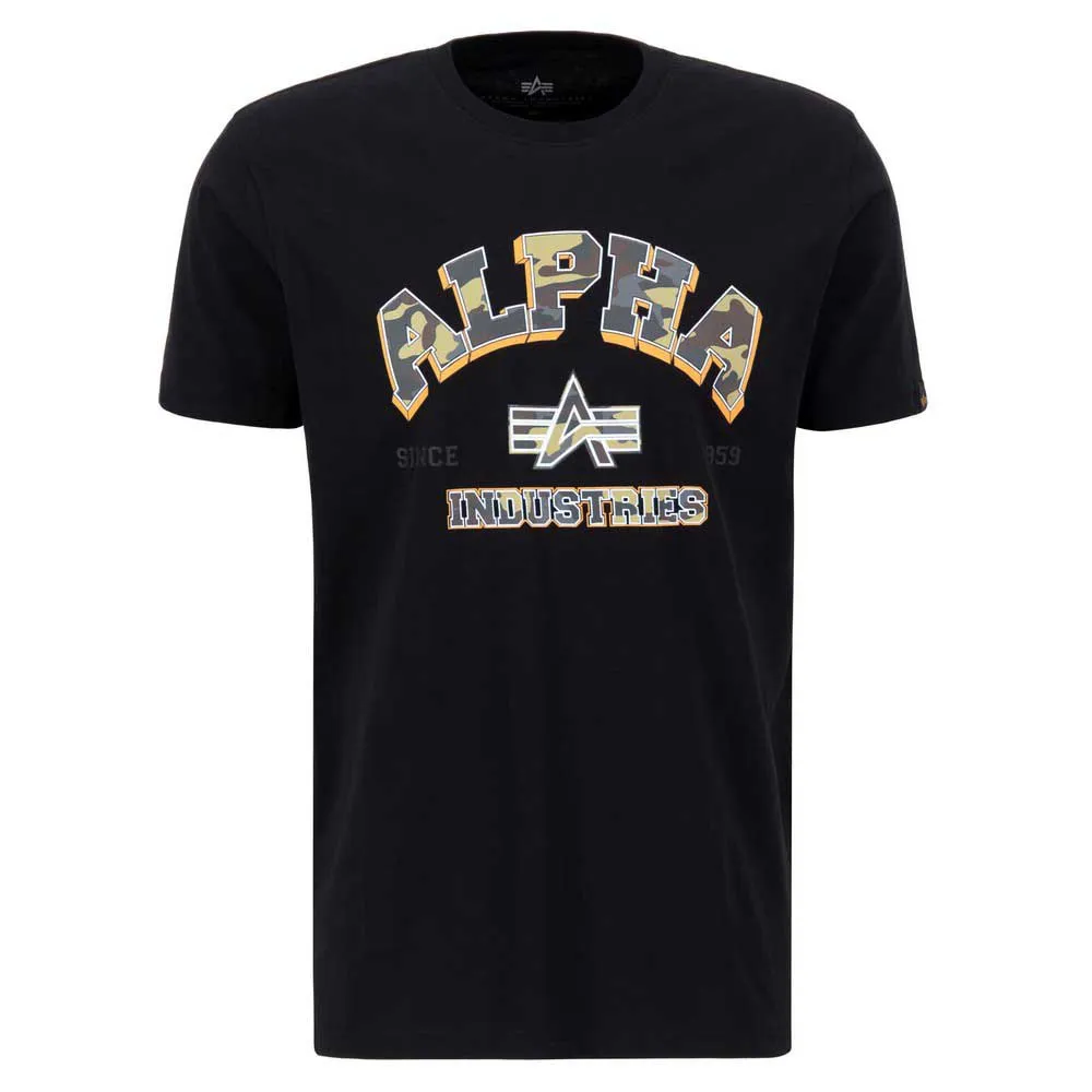 Футболка с коротким рукавом Alpha Industries College Camo T, черный
Футболка с коротким рукавом Alpha Industries College Camo T, черный