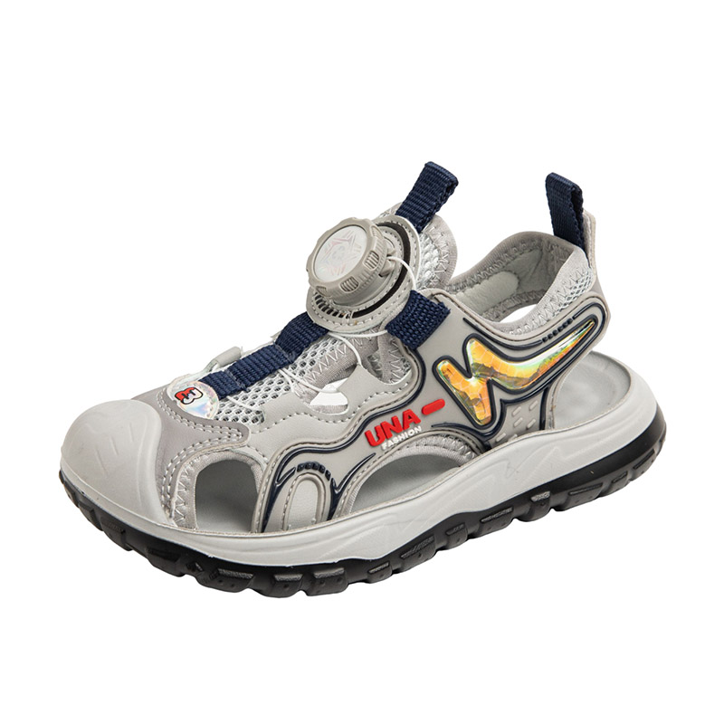 Противоскользящие износостойкие детские сандалии для детей SHIBU, серый
Противоскользящие износостойкие детские сандалии для детей SHIBU, серый