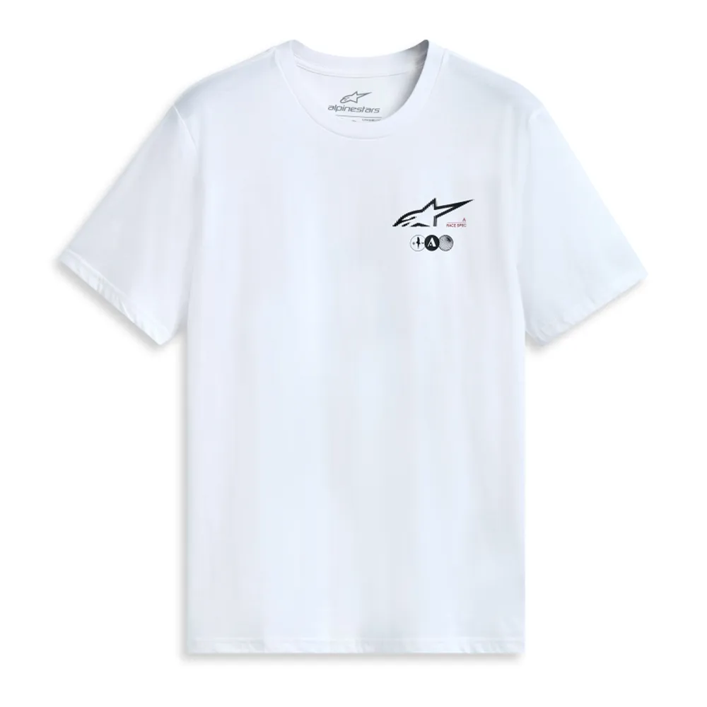 Футболка с коротким рукавом Alpinestars Asym CSF, белый 
Футболка с коротким рукавом Alpinestars Asym CSF, белый