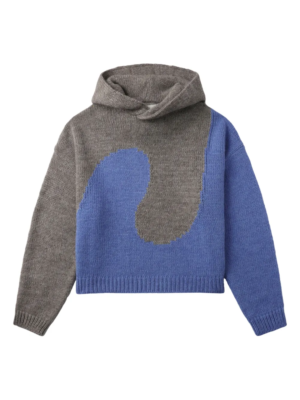 Джемпер в двух тонах ERL, серый 
Джемпер в двух тонах ERL, серый