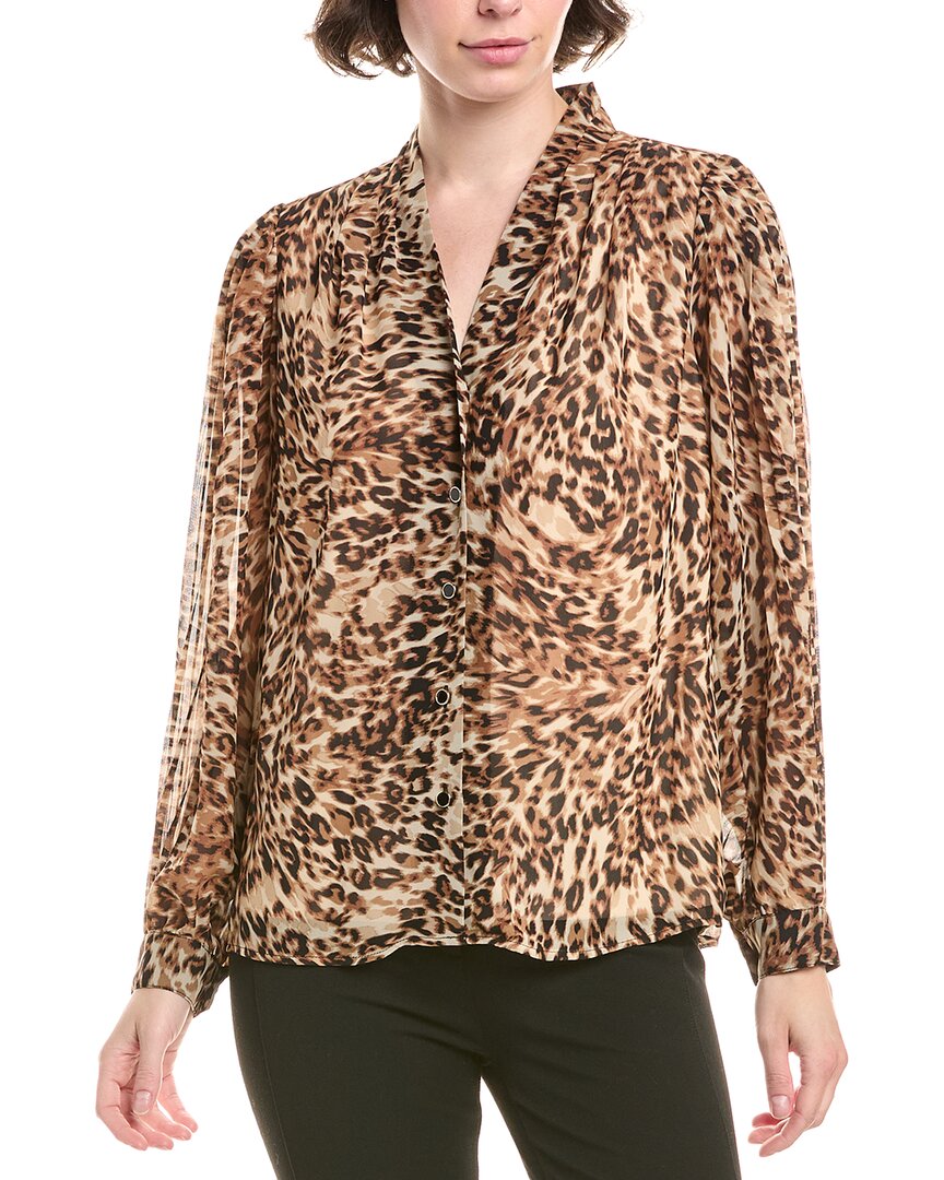 Anne Klein Блуза с пуговицами, Tan
Anne Klein Блуза с пуговицами, Tan