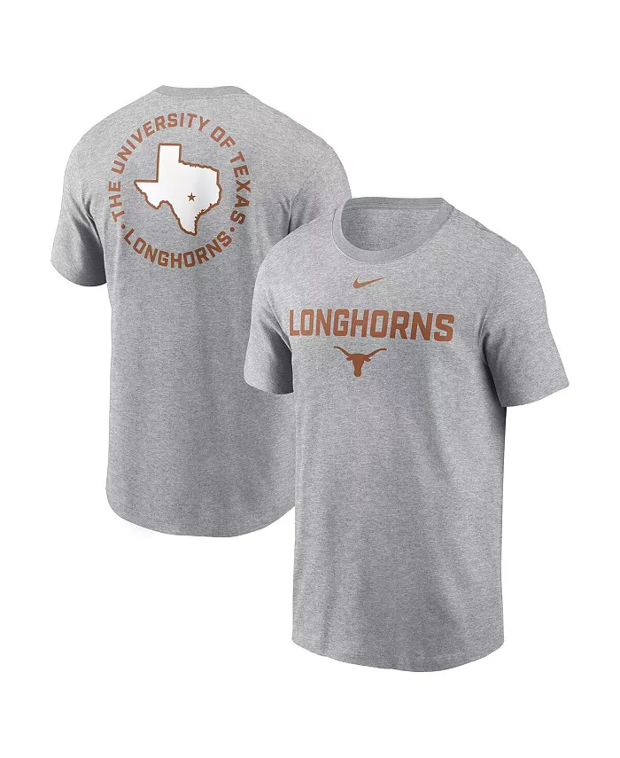 Мужская футболка Heather Gray Texas Longhorns Campus 2-Hit Nike
Мужская футболка Heather Gray Texas Longhorns Campus 2-Hit Nike