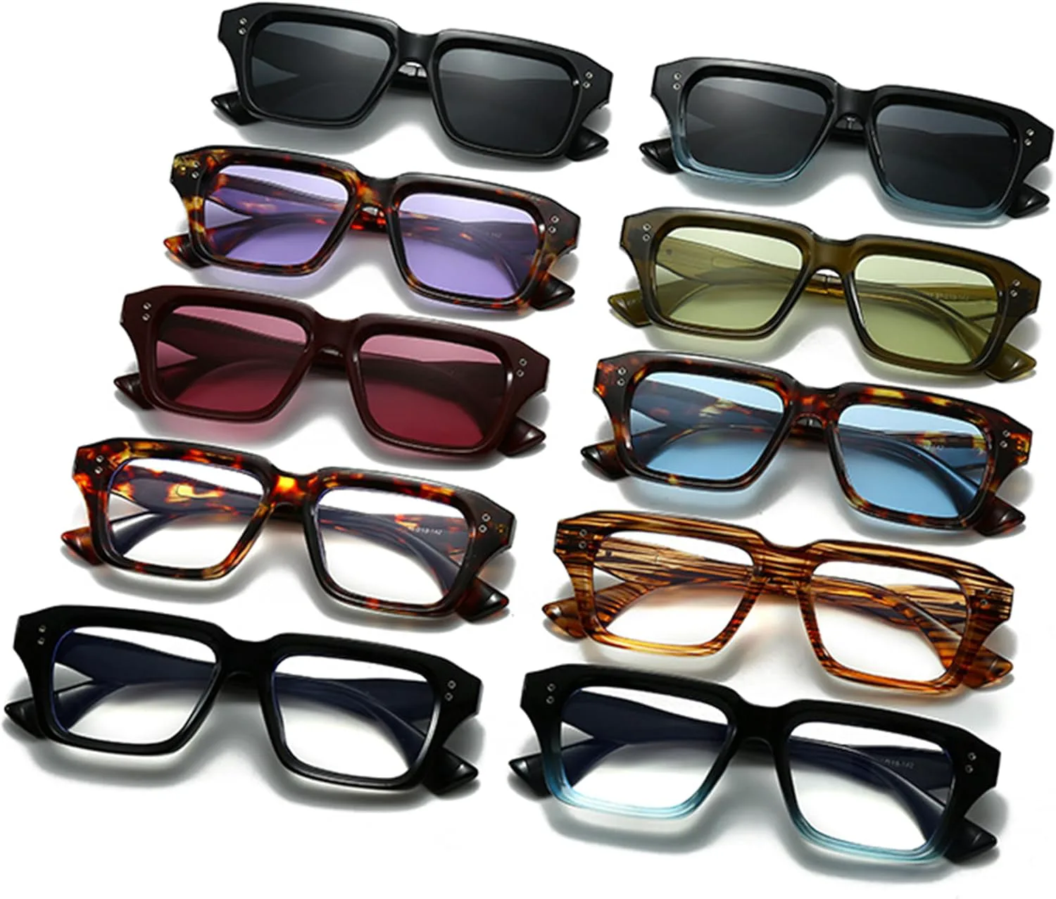 bullabulling Модные толстые квадратные солнцезащитные очки в стиле 90-х для мужчин и женщин, ретро-очки прямоугольной формы, защита от УФ-излучения UV400, Dark Red
bullabulling Модные толстые квадратные солнцезащитные очки в стиле 90-х для мужчин и женщин, ретро-очки прямоугольной формы, защита от УФ-излучения UV400, Dark Red