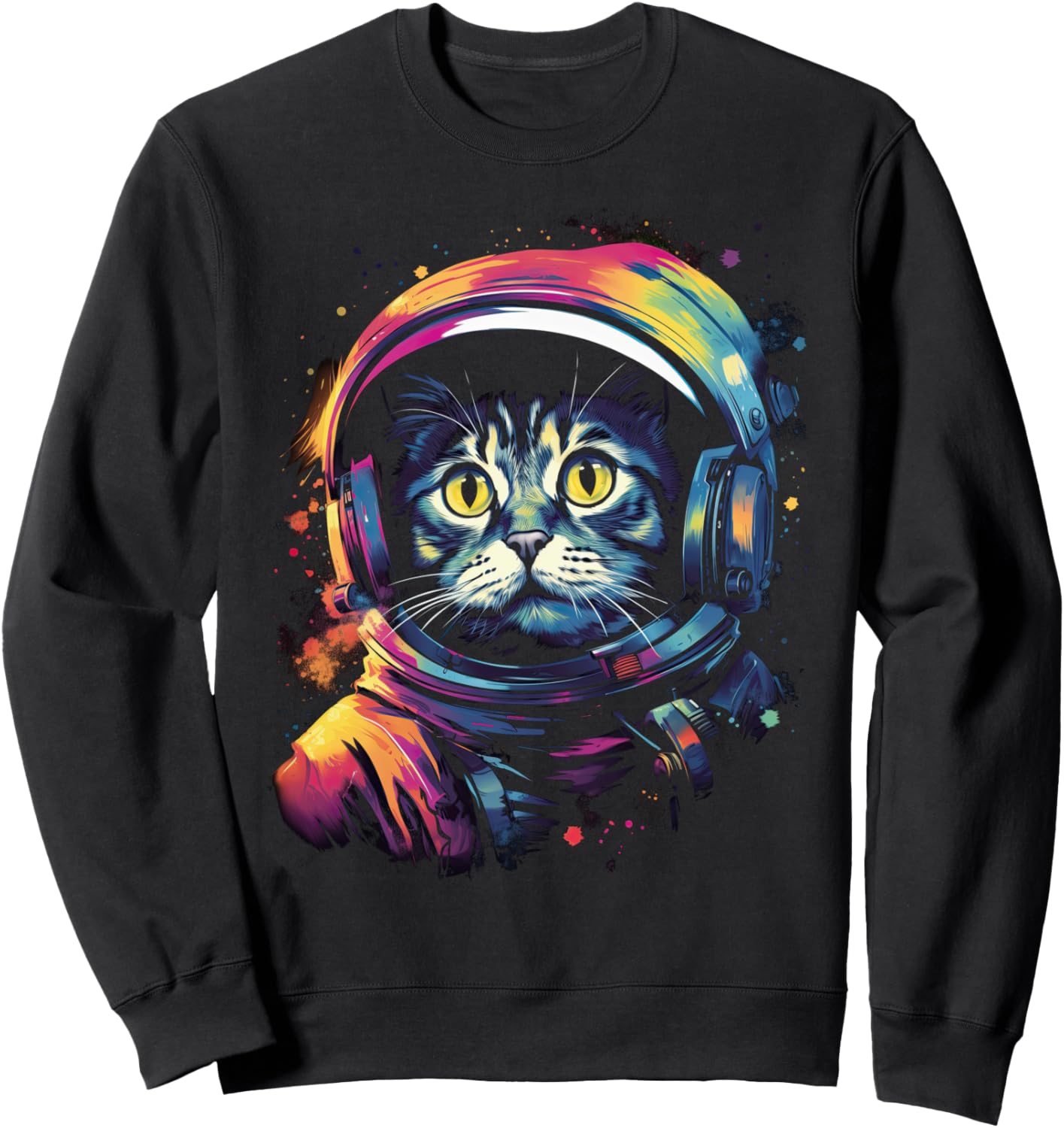 Толстовка с изображением котенка в стиле «Космос и галактика НЛО» и астрокробатическим рисунком Astrokitty For Cat And Space Fans, черный
Толстовка с изображением котенка в стиле «Космос и галактика НЛО» и астрокробатическим рисунком Astrokitty For Cat And Space Fans, черный