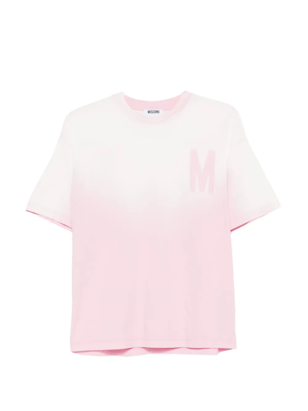 Футболка с принтом в виде букв Moschino, розовый
Футболка с принтом в виде букв Moschino, розовый