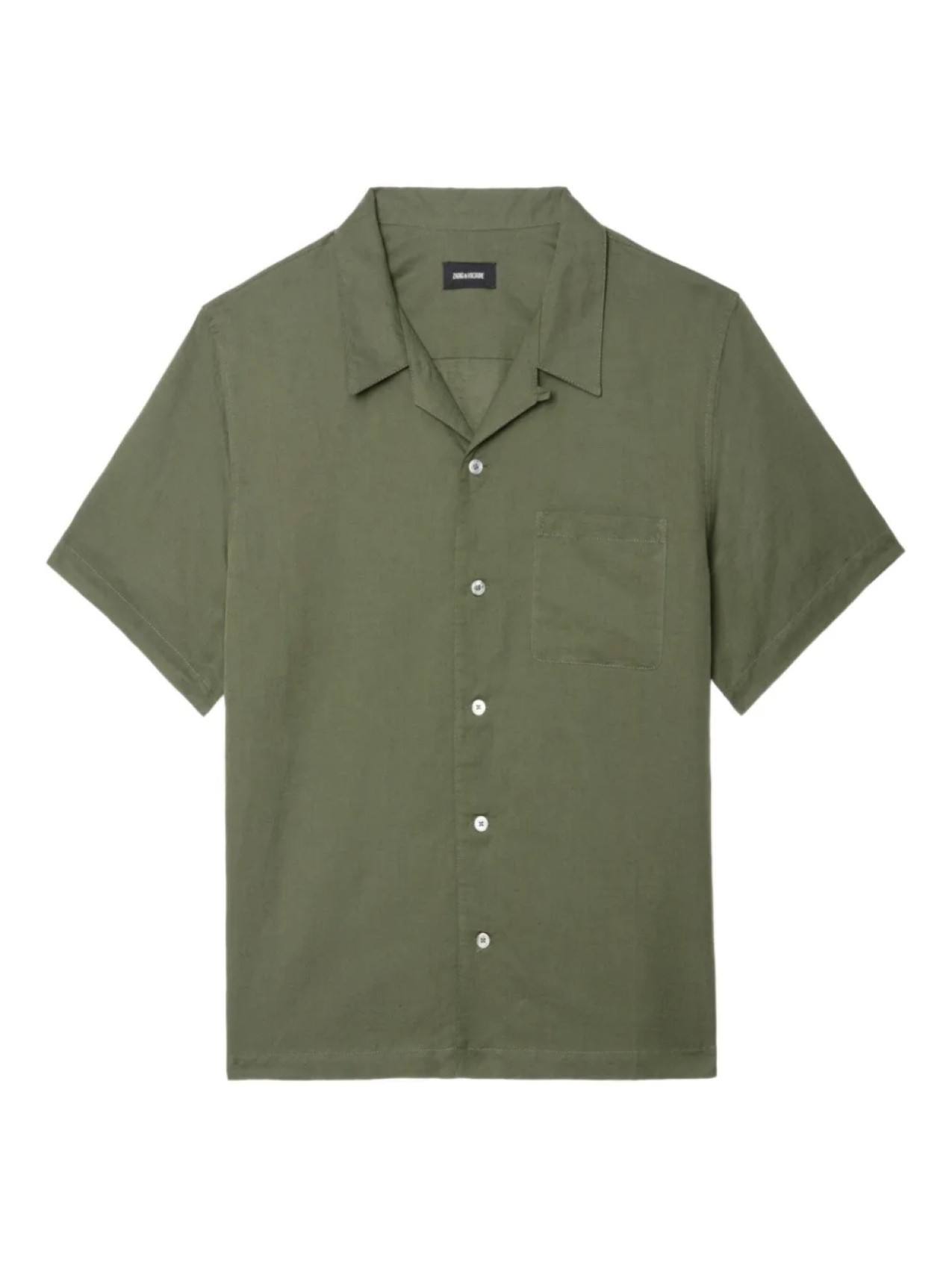 Рубашка с короткими рукавами Zadig&Voltaire, зеленый 
Рубашка с короткими рукавами Zadig&Voltaire, зеленый