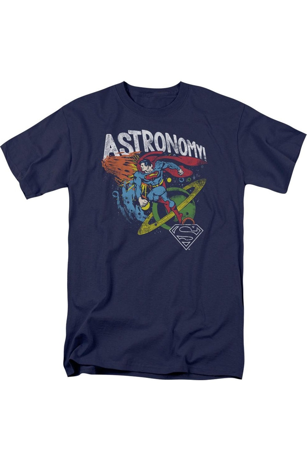 Футболка с коротким рукавом для взрослых DC Comics Astronomy Gildan, темно-синий
Футболка с коротким рукавом для взрослых DC Comics Astronomy Gildan, темно-синий