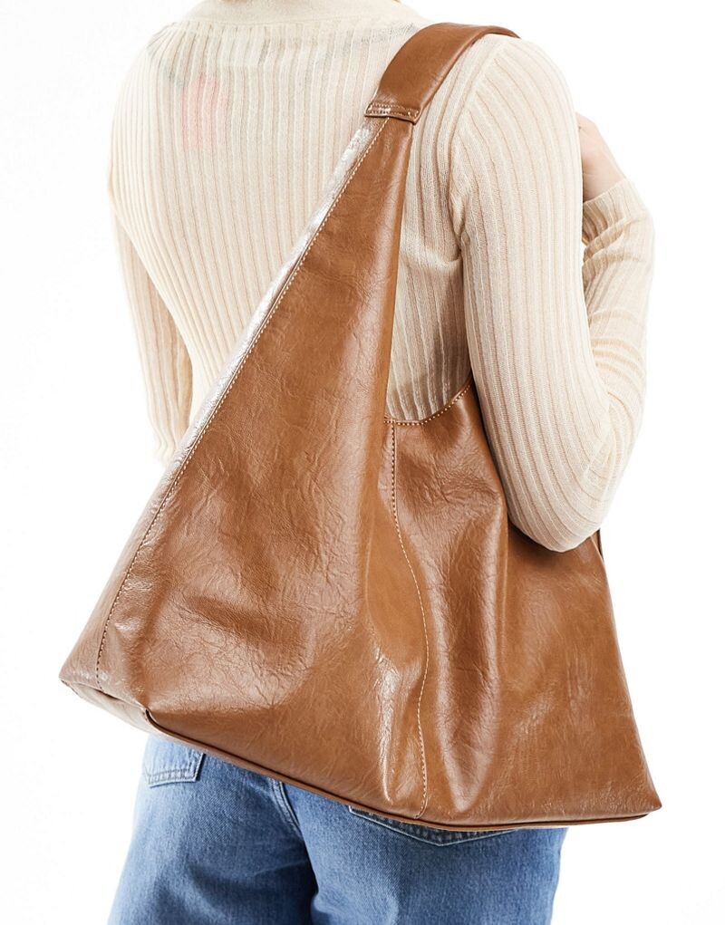 Коричневая большая сумка-тоут ASOS DESIGN, Коричневый, Коричневая большая сумка-тоут ASOS DESIGN 
Коричневая большая сумка-тоут ASOS DESIGN, Коричневый, Коричневая большая сумка-тоут ASOS DESIGN