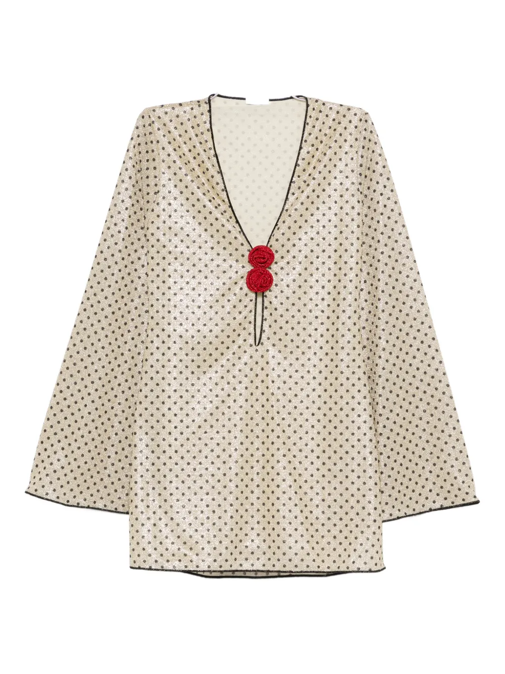 Пляжная одежда в горошек с розовым декором Oséree
Пляжная одежда в горошек с розовым декором Oséree