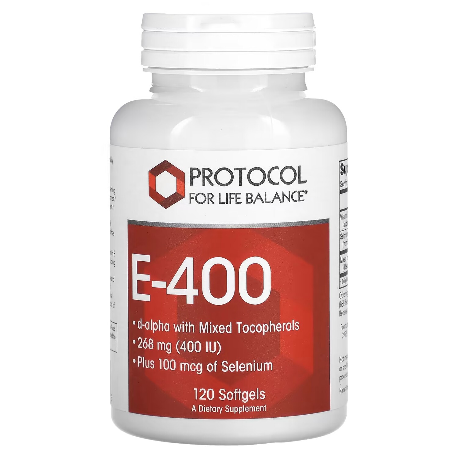 Протокол Life Balance E-400 268 мг (400 МЕ) 120 мягких таблеток Protocol for Life Balance
Протокол Life Balance E-400 268 мг (400 МЕ) 120 мягких таблеток Protocol for Life Balance