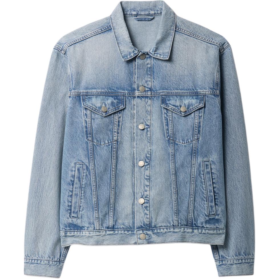 GAP Джинсовая куртка мужская светлая потертая, Light Washed
GAP Джинсовая куртка мужская светлая потертая, Light Washed