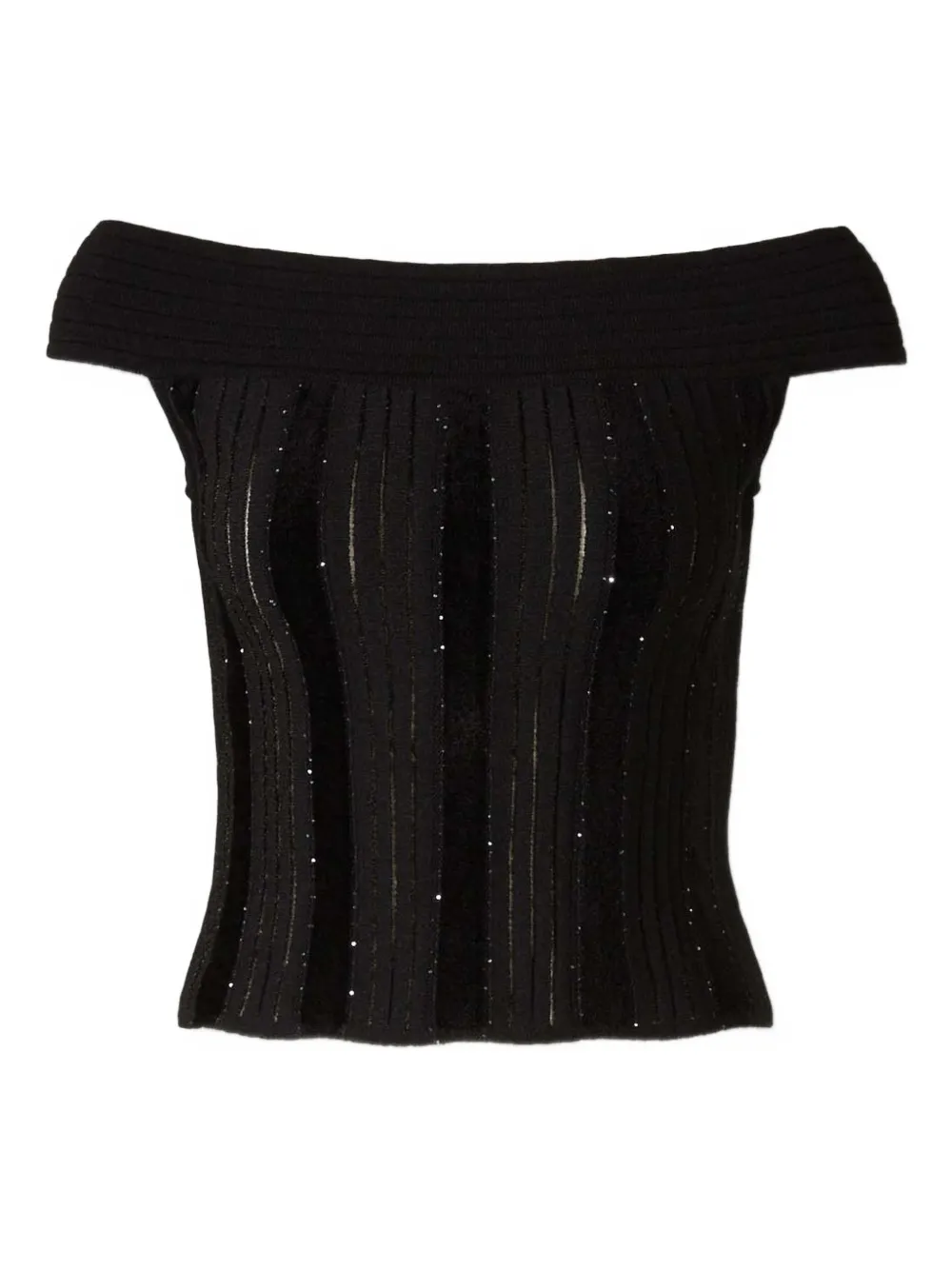 Топ в рубчик Balmain, черный
Топ в рубчик Balmain, черный
