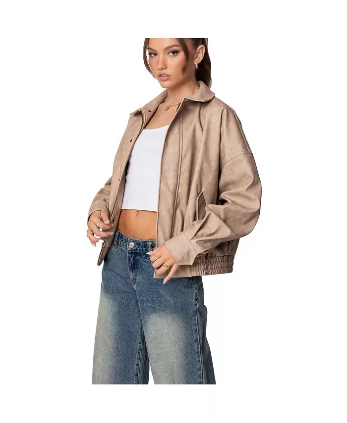 Женская оверсайз куртка Mori Edikted, коричневый/бежевый
Женская оверсайз куртка Mori Edikted, коричневый/бежевый