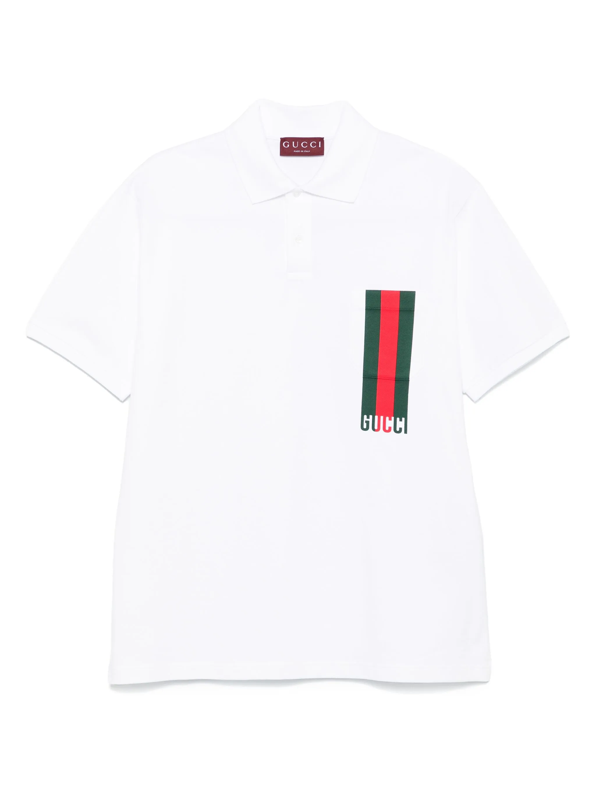 Рубашка поло с отделкой Web Gucci, белый
Рубашка поло с отделкой Web Gucci, белый