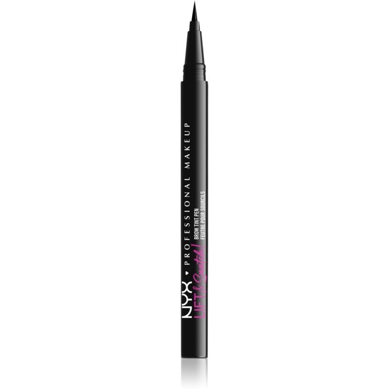 NYX, Professional Makeup Lift&Snatch Brow Tint Pen карандаш для бровей оттенок 10 — Черный 1 мл
NYX, Professional Makeup Lift&Snatch Brow Tint Pen карандаш для бровей оттенок 10 — Черный 1 мл