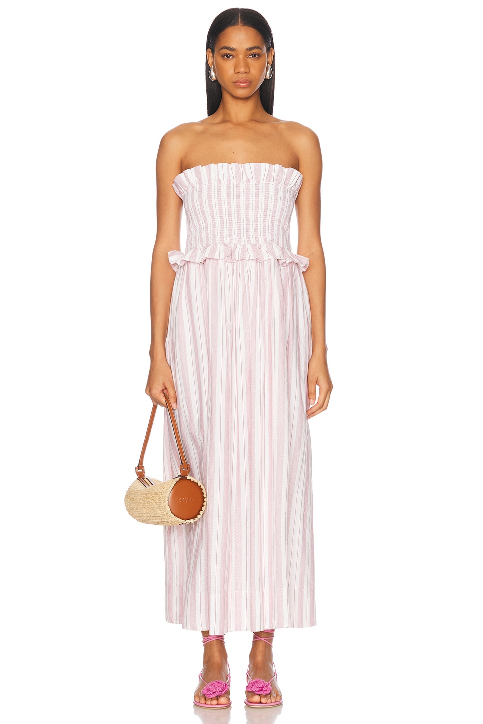 Coby Strapless Платье Posse, Vintage Stripe
Coby Strapless Платье Posse, Vintage Stripe