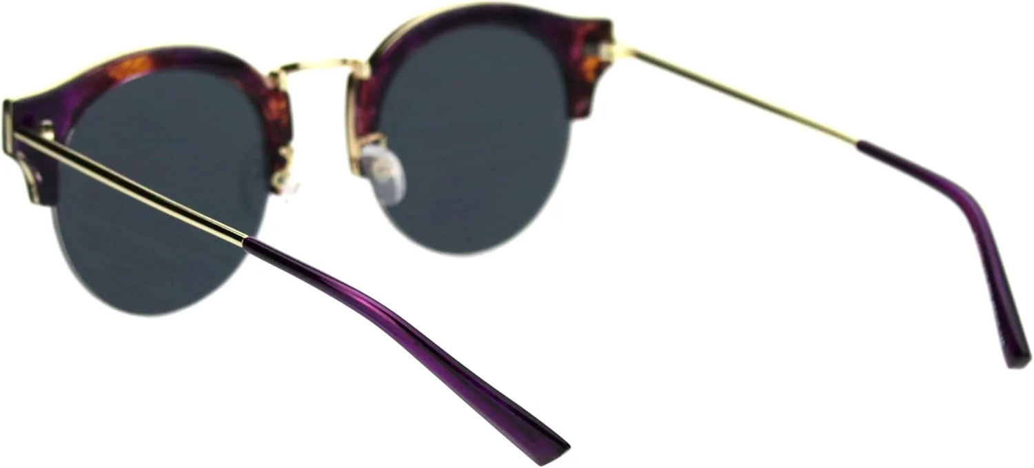 Женские солнцезащитные очки в винтажном стиле с зеркальными поляризованными линзами, полуроговой оправой и круглыми линзами SA106, Purple Brown Tortoise Black
Женские солнцезащитные очки в винтажном стиле с зеркальными поляризованными линзами, полуроговой оправой и круглыми линзами SA106, Purple Brown Tortoise Black