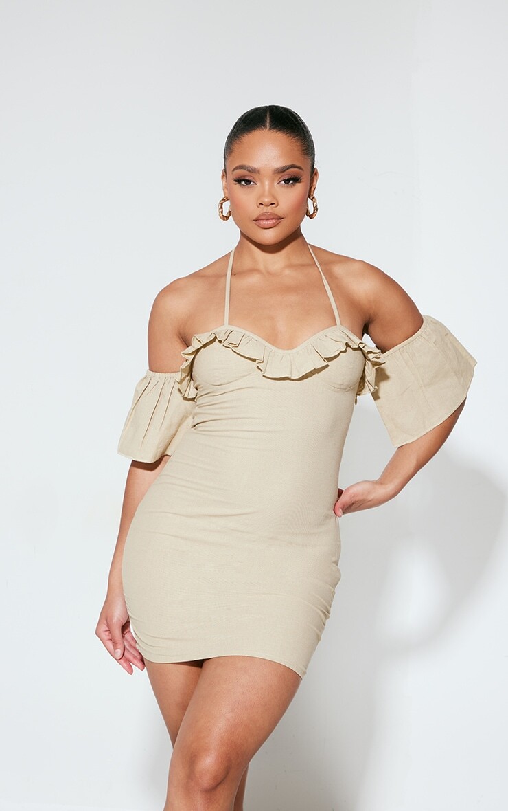 PrettyLittleThing Платье прямого кроя цвета шалфея с рюшами и вырезами на бретельках и бретельках
PrettyLittleThing Платье прямого кроя цвета шалфея с рюшами и вырезами на бретельках и бретельках