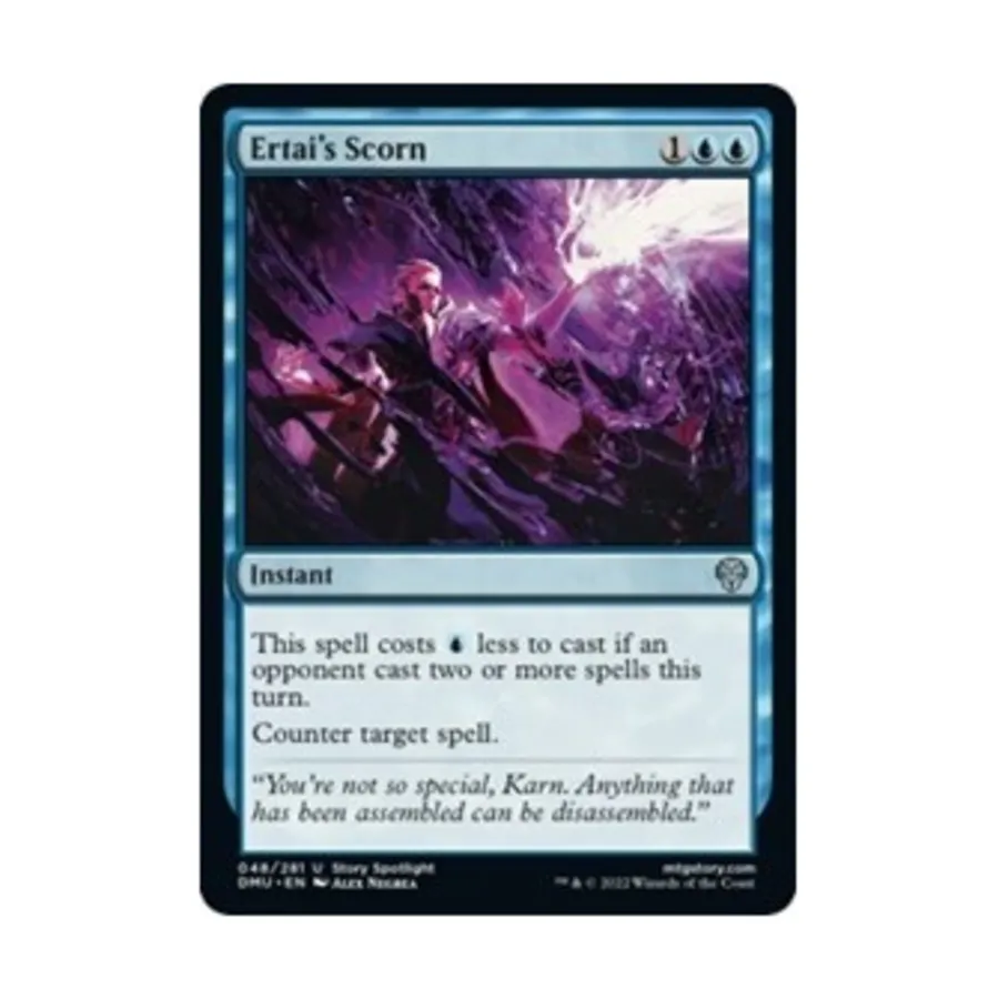 CCG Презрение Эртая (U), MTG - Dominaria United
CCG Презрение Эртая (U), MTG - Dominaria United