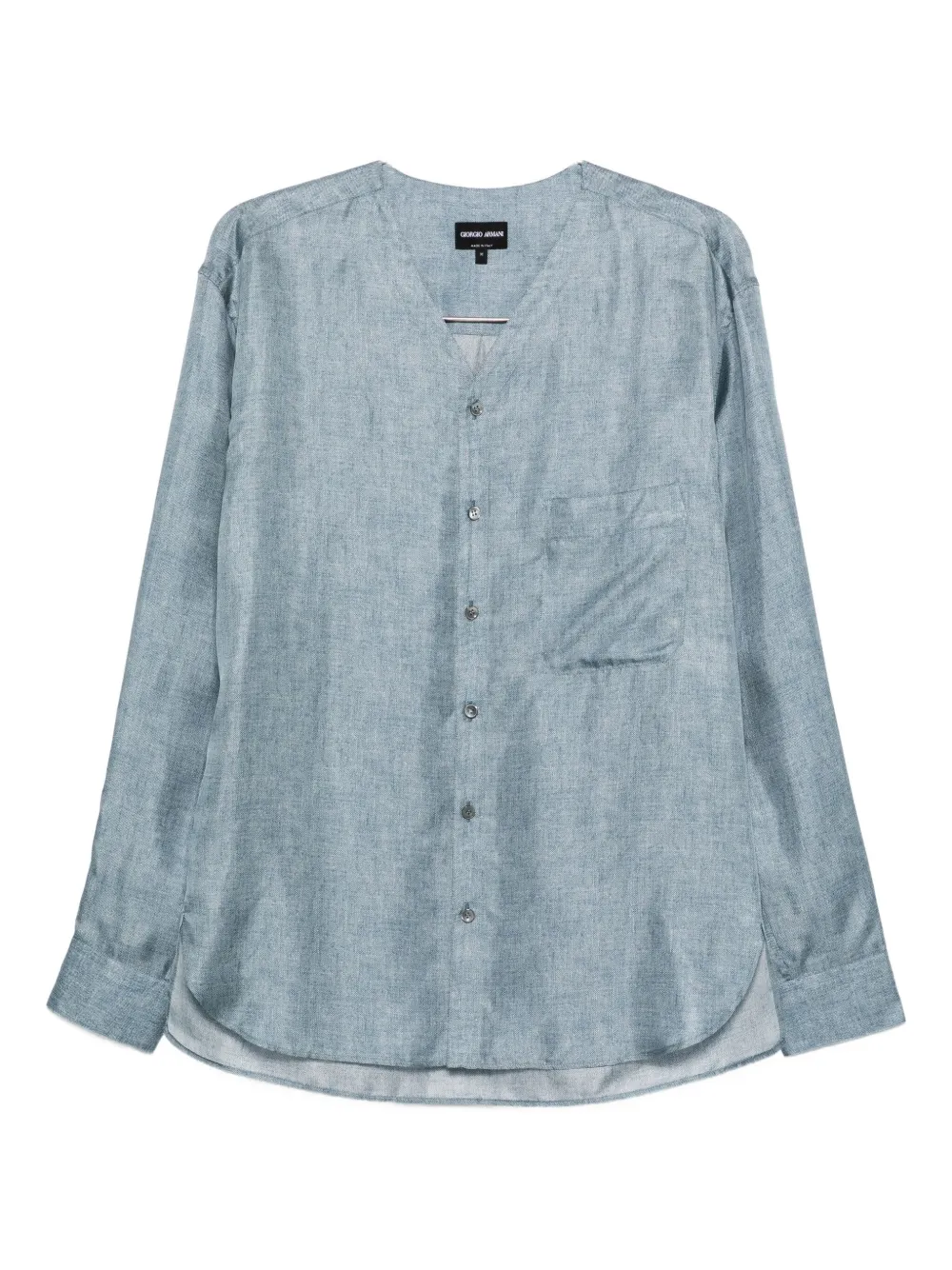 Рубашка с v-образным вырезом GIORGIO ARMANI, синий
Рубашка с v-образным вырезом GIORGIO ARMANI, синий
