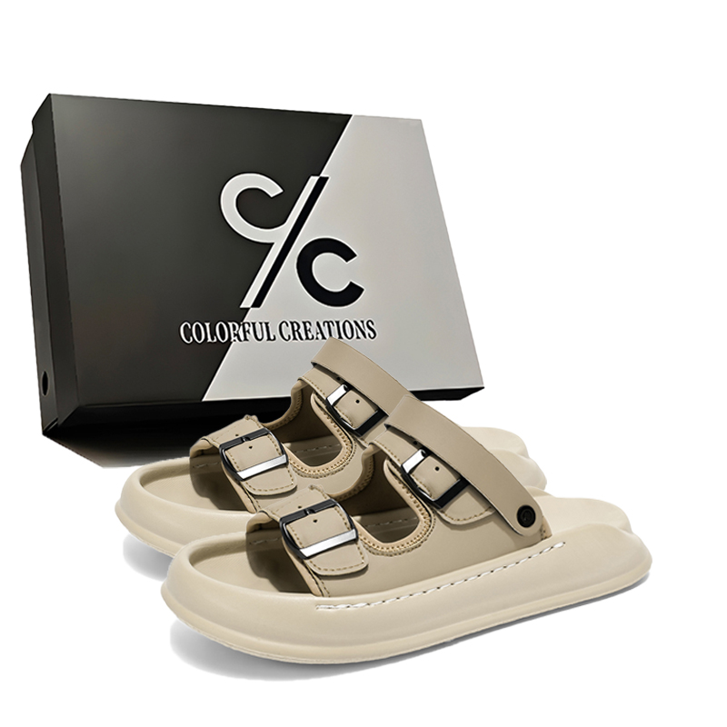 Пляжные сандалии мужские Colorful Creations, Khaki
Пляжные сандалии мужские Colorful Creations, Khaki