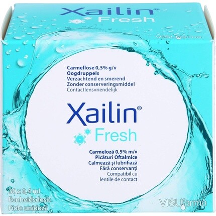 XAILIN Свежие капли для глаз 30х0,4мл Nicox
XAILIN Свежие капли для глаз 30х0,4мл Nicox