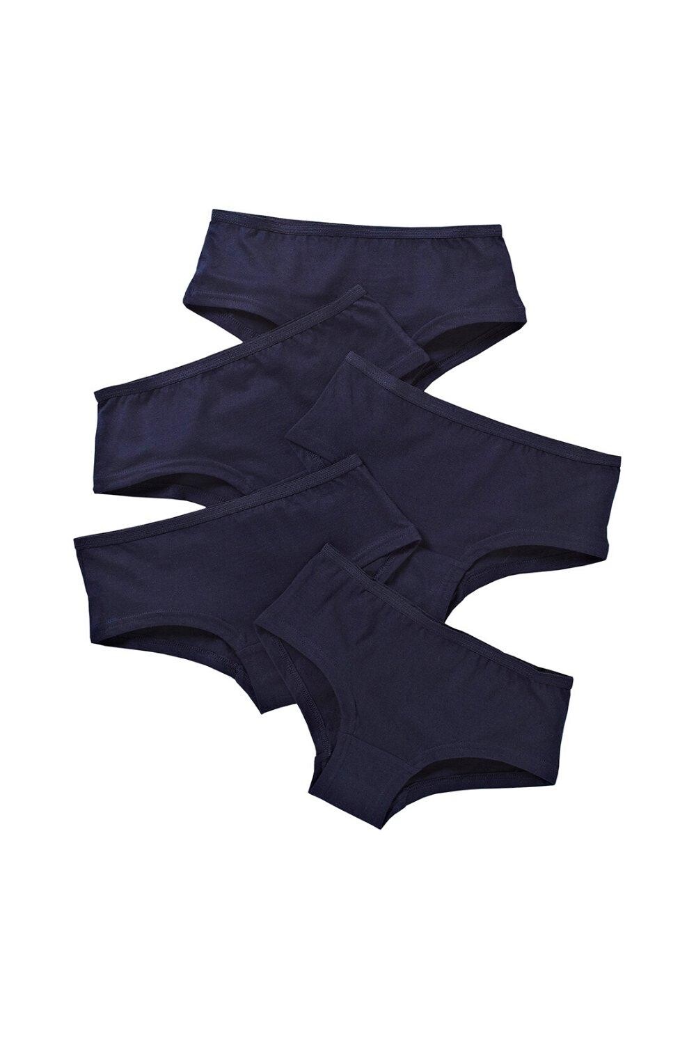 Набор из 5 простых трусов-хипстеров Just Essentials, синий
Набор из 5 простых трусов-хипстеров Just Essentials, синий