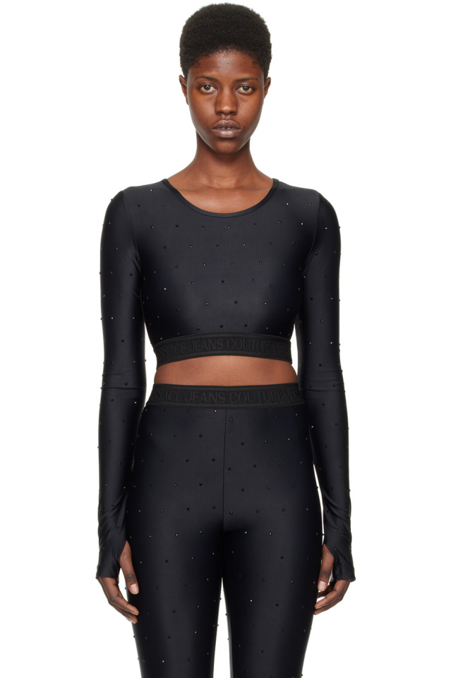 Кристал лонгслив Versace Jeans Couture, черный
Кристал лонгслив Versace Jeans Couture, черный