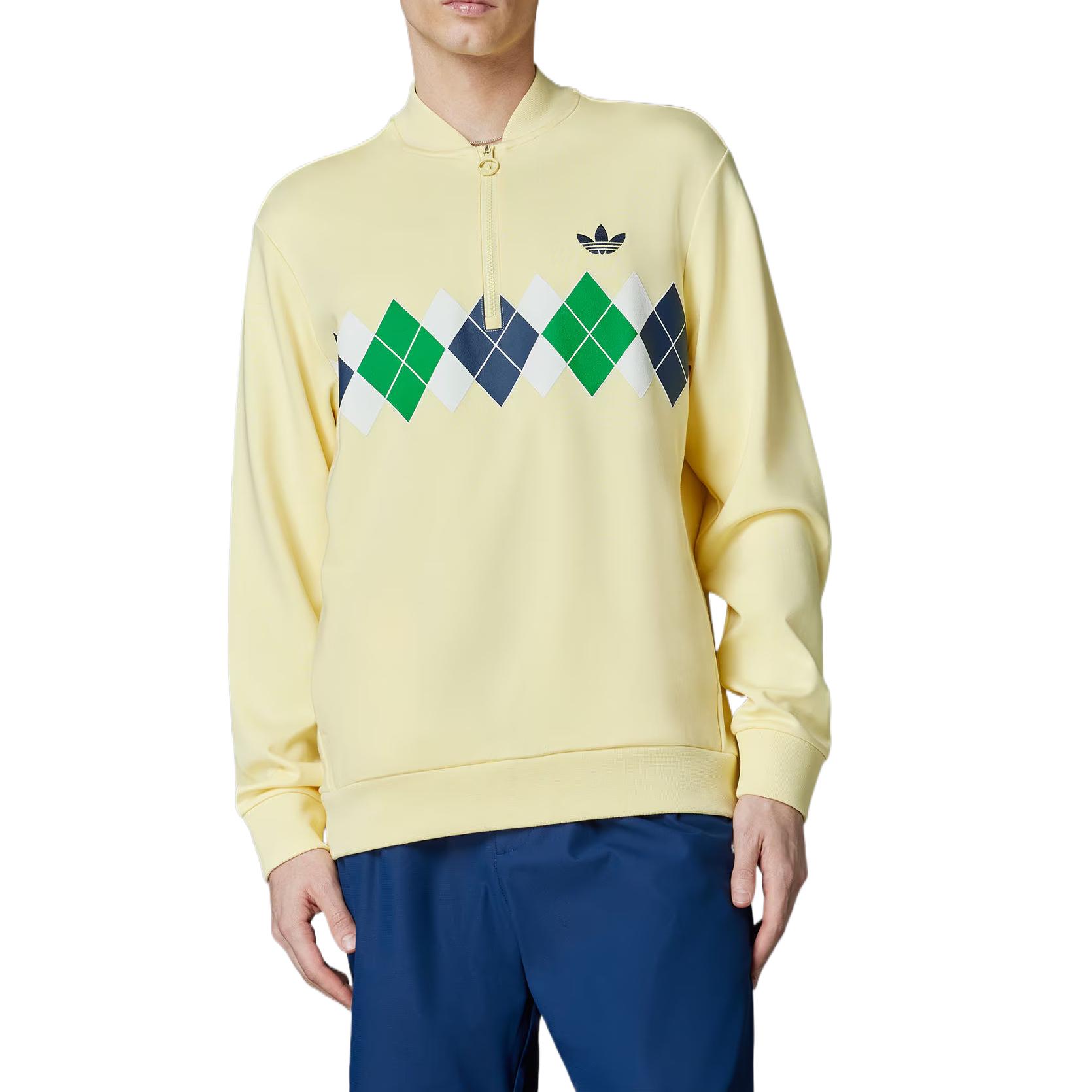 Argyle Printed 1/4 Zip Sweatshirt Adidas Originals, желтый
Argyle Printed 1/4 Zip Sweatshirt Adidas Originals, желтый