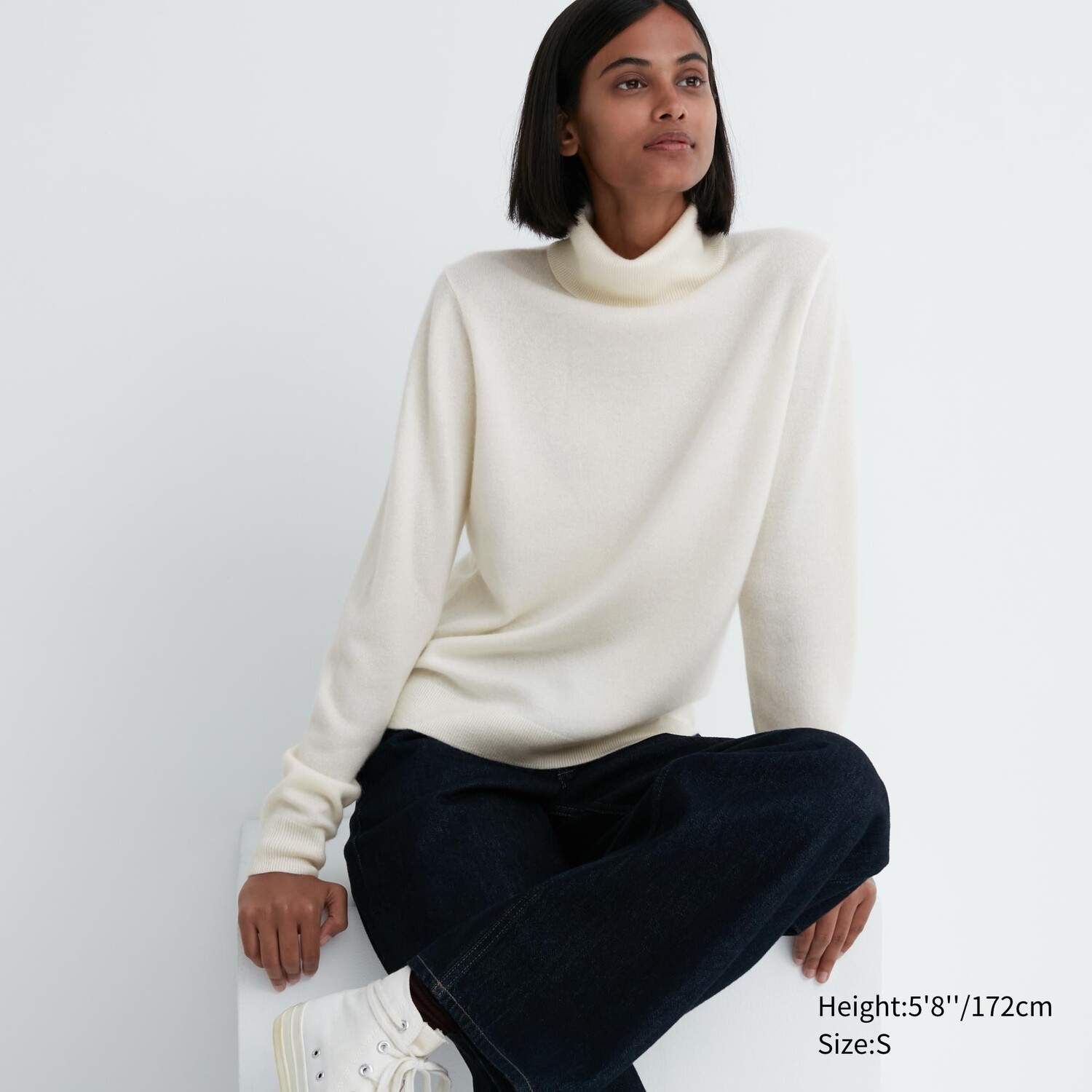 Кашемировый джемпер с высоким воротом Uniqlo, молочный, Белый, Кашемировый джемпер с высоким воротом Uniqlo, молочный
Кашемировый джемпер с высоким воротом Uniqlo, молочный, Белый, Кашемировый джемпер с высоким воротом Uniqlo, молочный