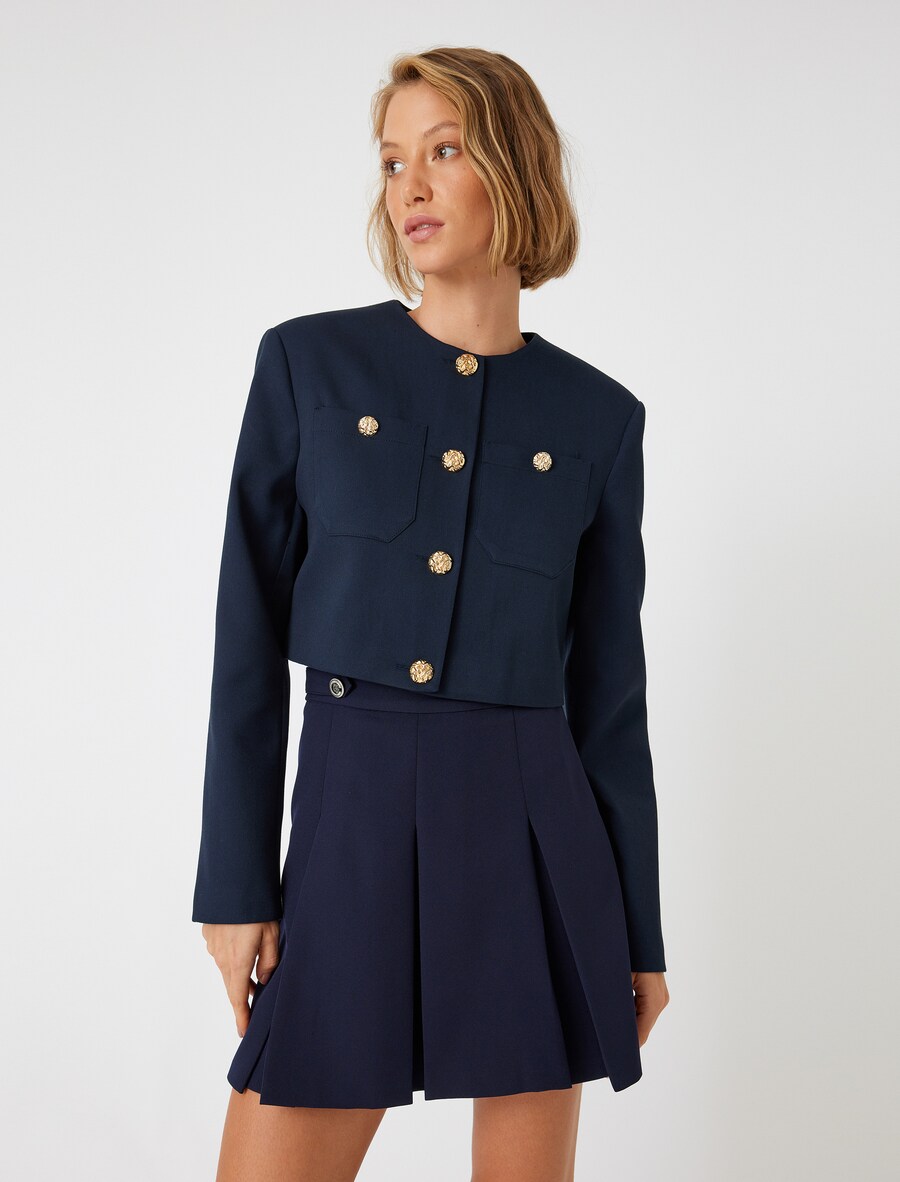 Блейзер Koton, темно-синий
Блейзер Koton, темно-синий