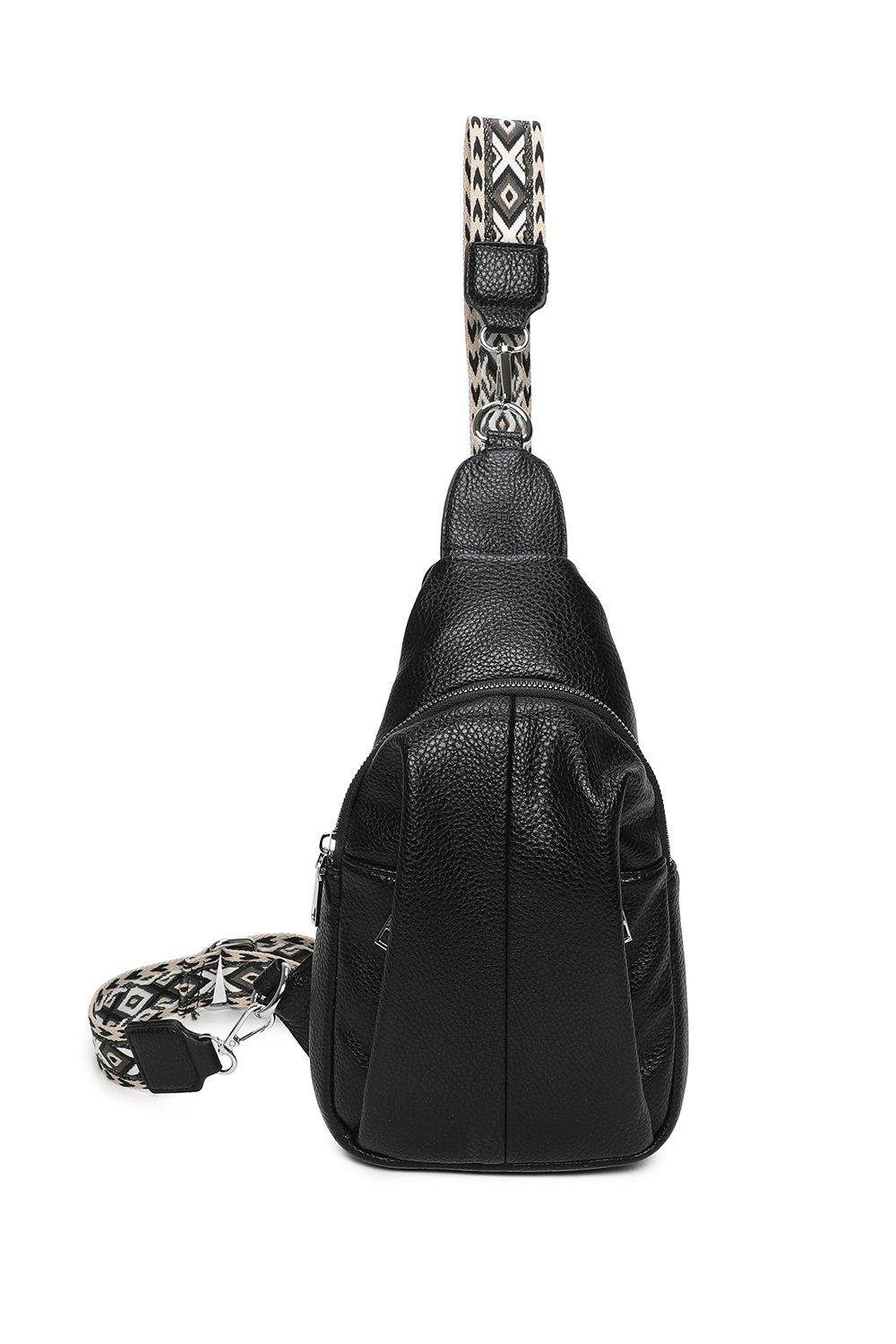 Сумка через плечо Yoko из искусственной кожи с холщовым ремешком Fontanella Fashion, черный
Сумка через плечо Yoko из искусственной кожи с холщовым ремешком Fontanella Fashion, черный