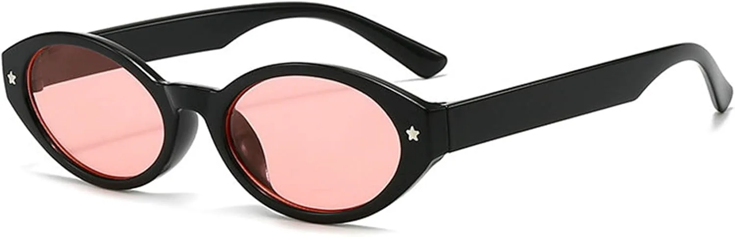 Солнцезащитные очки Willochra в стиле ретро, овальные, для женщин и мужчин, винтажные, 90-х, маленькие, «кошачий глаз», с заклепками, черные, UV400, C3
Солнцезащитные очки Willochra в стиле ретро, овальные, для женщин и мужчин, винтажные, 90-х, маленькие, «кошачий глаз», с заклепками, черные, UV400, C3