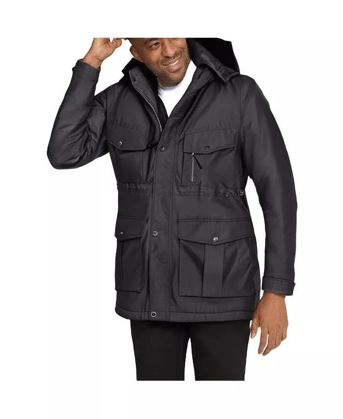 Парка утепленная Boulder Creek удлиненная для высоких и полных KingSize, серый 
Парка утепленная Boulder Creek удлиненная для высоких и полных KingSize, серый