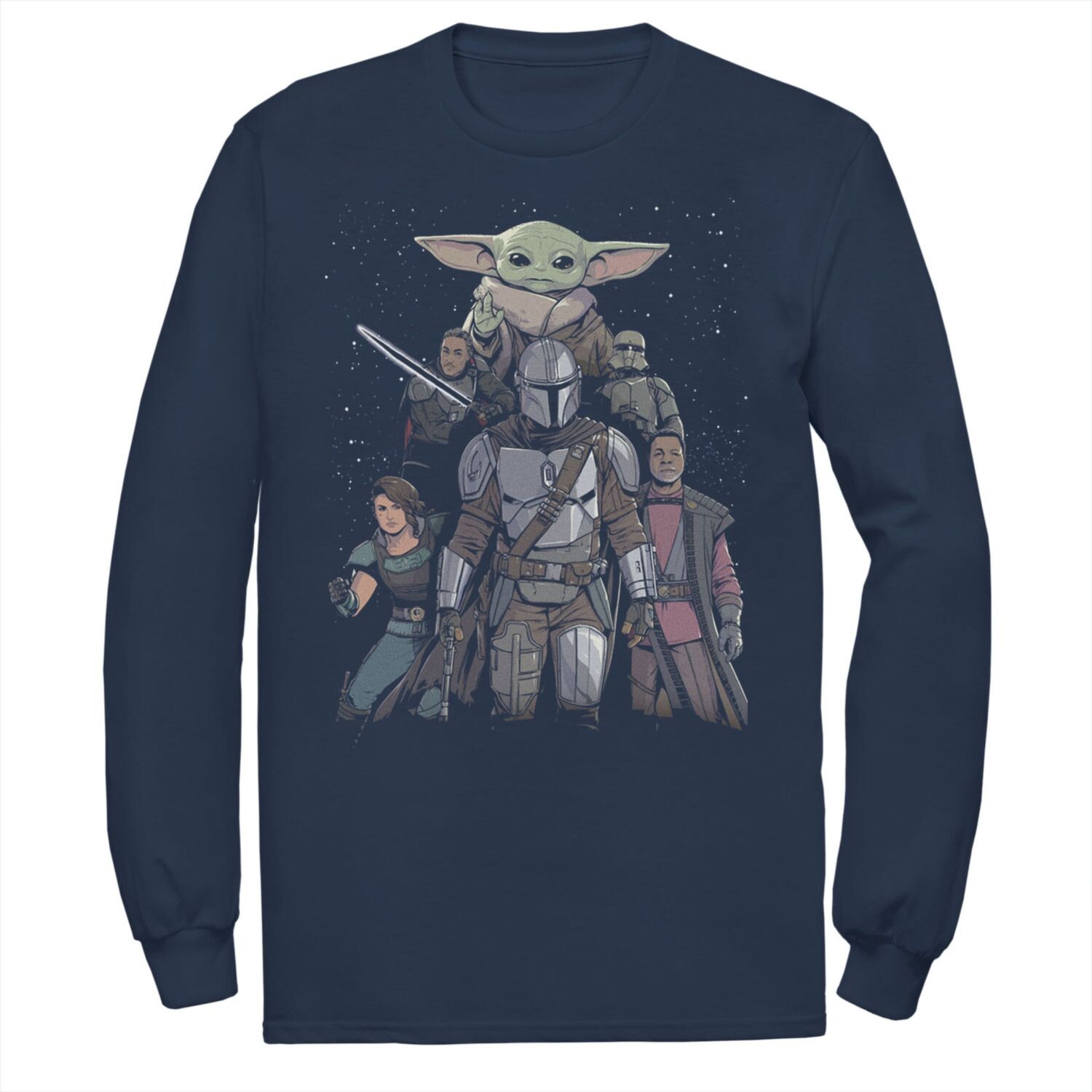 Мужская футболка с плакатом «Звездные войны» и «Мандалорская группа» Star Wars 
Мужская футболка с плакатом «Звездные войны» и «Мандалорская группа» Star Wars