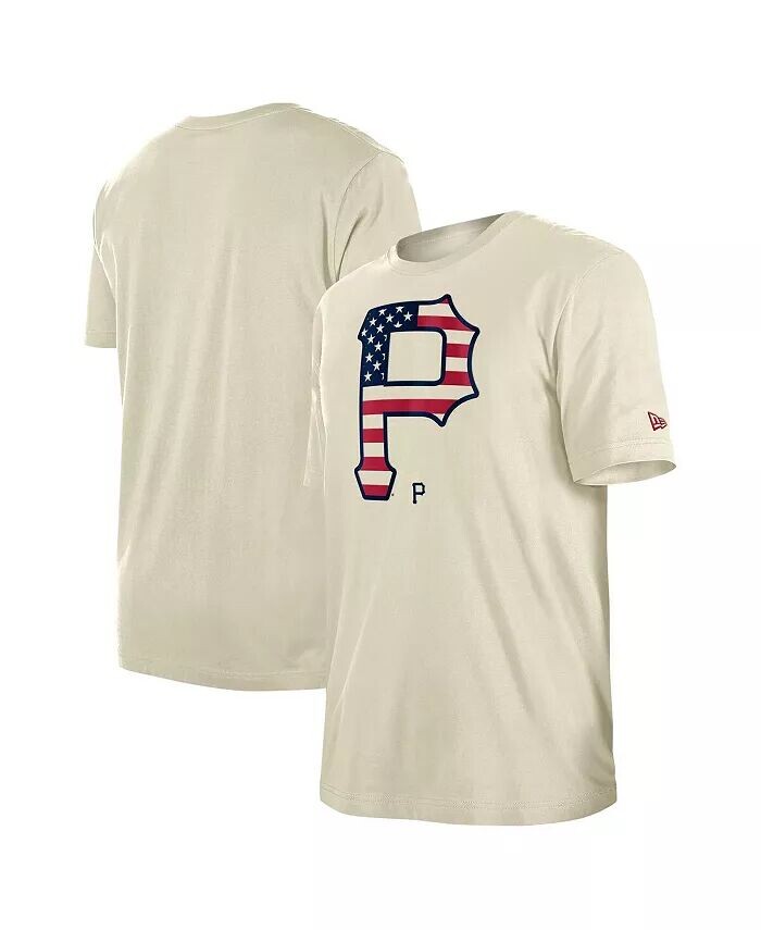 Мужская кремовая футболка Pittsburgh Pirates с флагом 4 июля New Era, бежевый
Мужская кремовая футболка Pittsburgh Pirates с флагом 4 июля New Era, бежевый