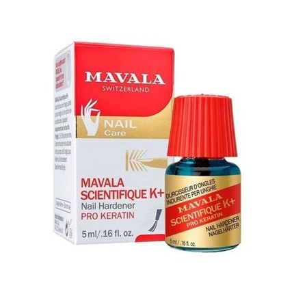 Scientifique K+ Nail Hardener Pro Keratin - 5 мл Mavala
Scientifique K+ Nail Hardener Pro Keratin - 5 мл Mavala