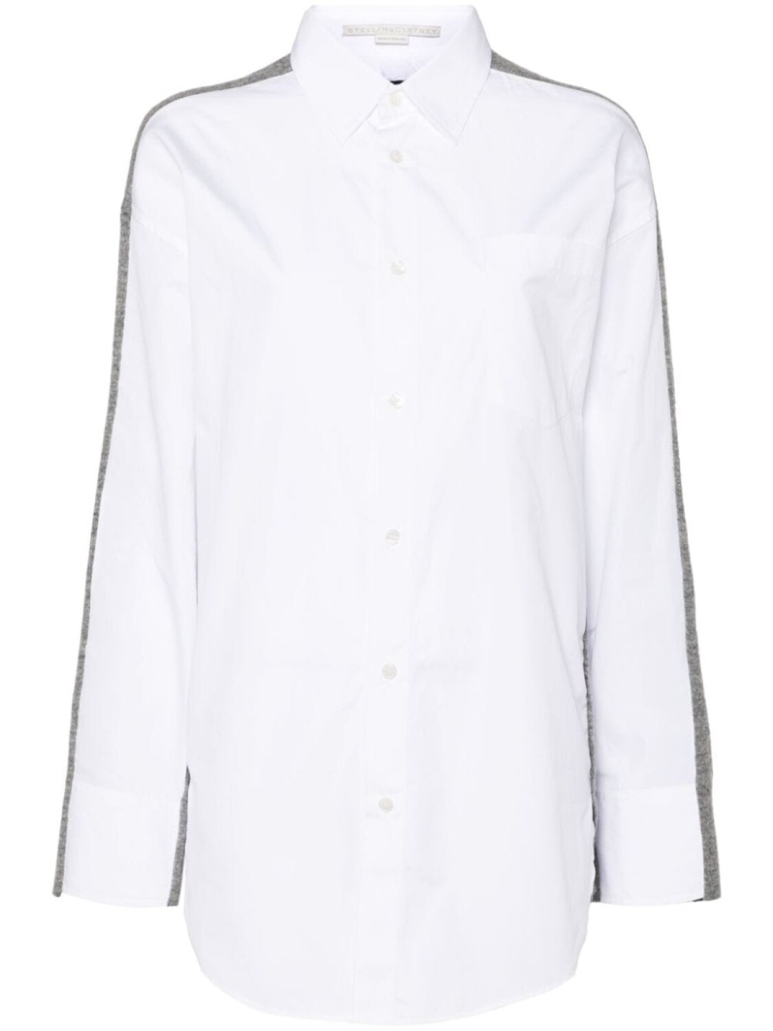 Stella McCartney многослойная рубашка-кардиган, серый
Stella McCartney многослойная рубашка-кардиган, серый