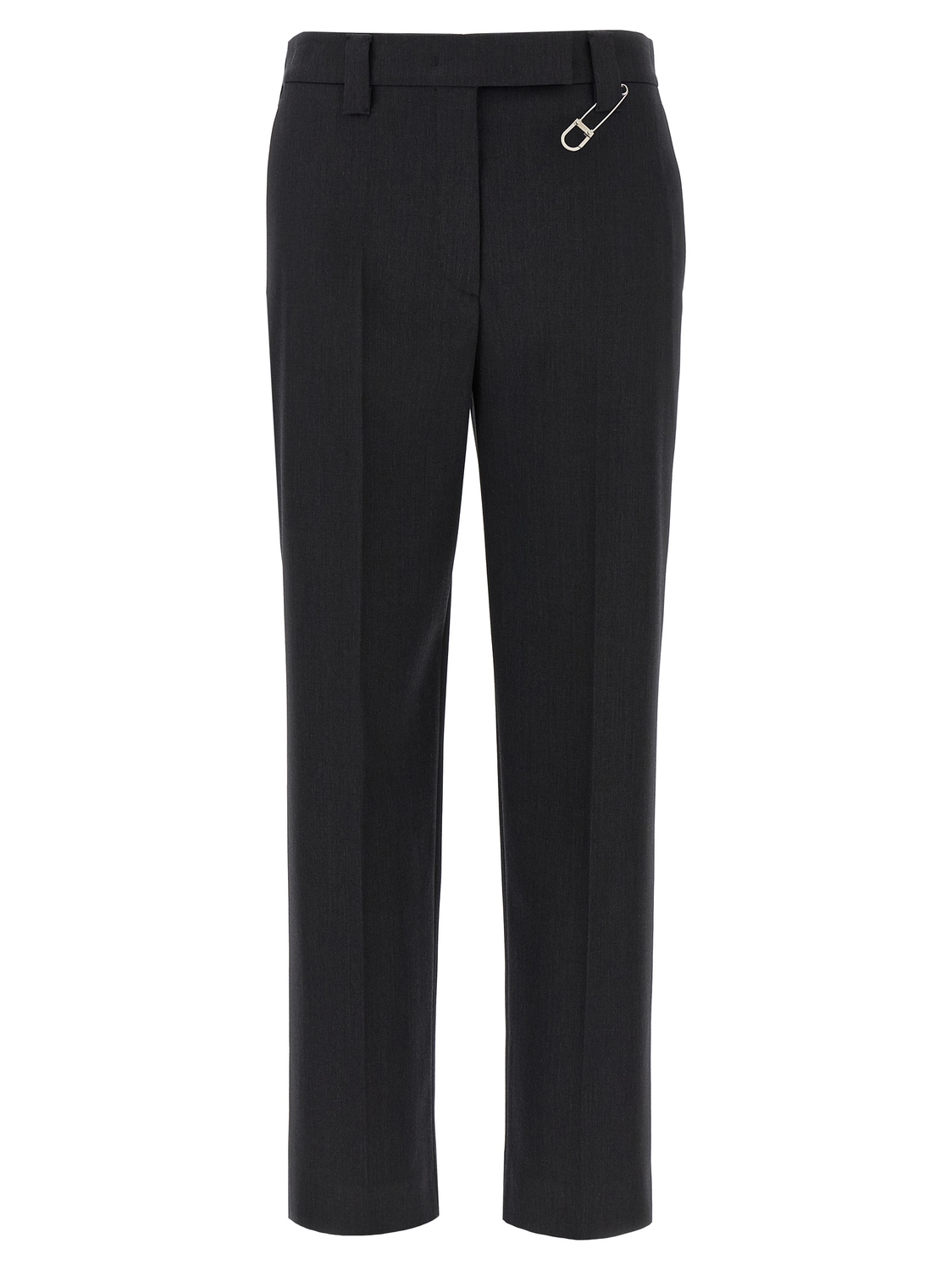 Брюки с брошью Prada, серый
Брюки с брошью Prada, серый