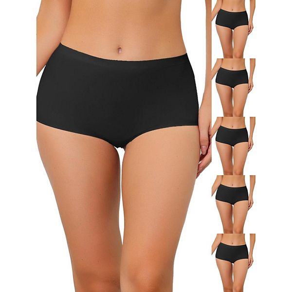 6 пар женских трусов-шорт без швов с пояском средней высоты Inspire Chic, Black
6 пар женских трусов-шорт без швов с пояском средней высоты Inspire Chic, Black