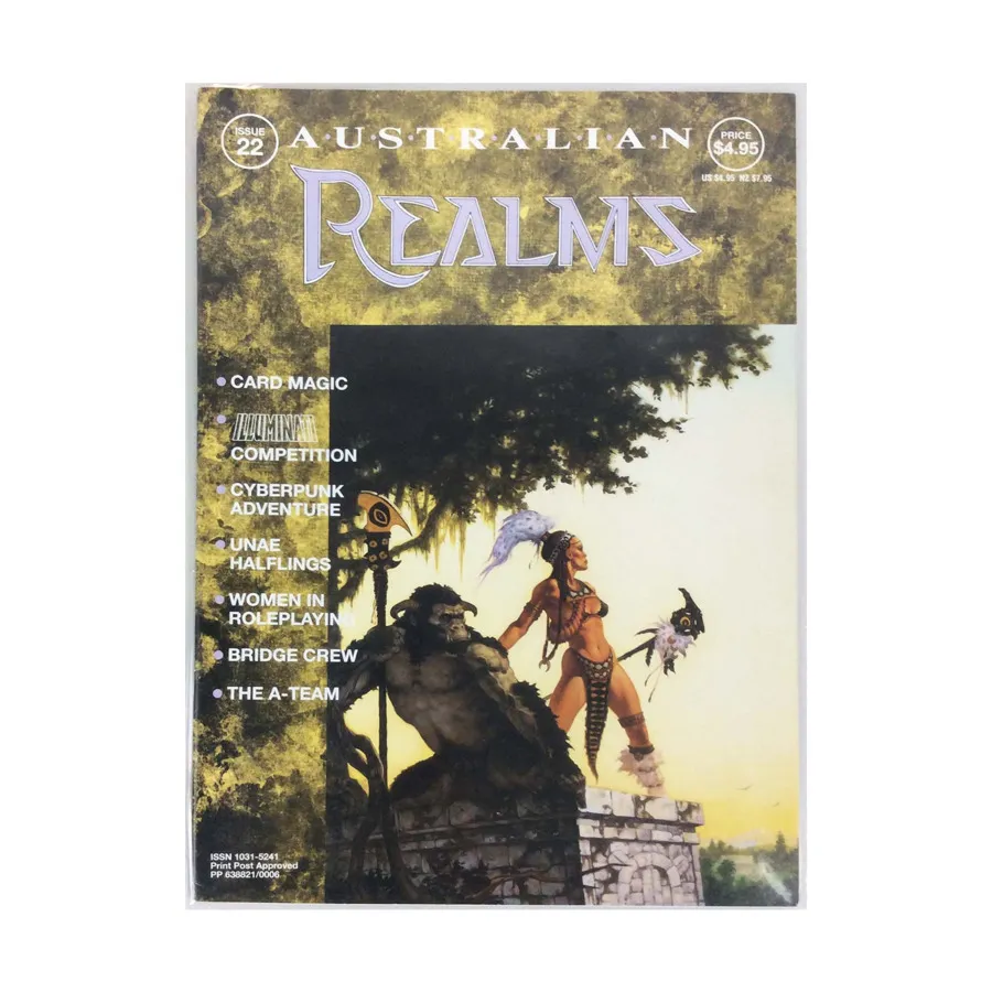 Журнал #22 "Cyberpunk/Cybergeneration Adventure in Antarctica, Women of the High Seas", Australian Realms Magazine
Журнал #22 "Cyberpunk/Cybergeneration Adventure in Antarctica, Women of the High Seas", Australian Realms Magazine